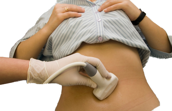 Woman Receiving Ultrasound